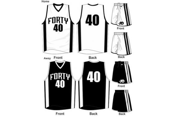 white uniform with black alternate