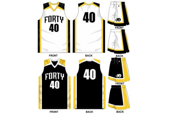 white uniform with black alternate