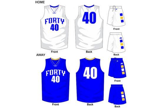 white uniform and blue alternate