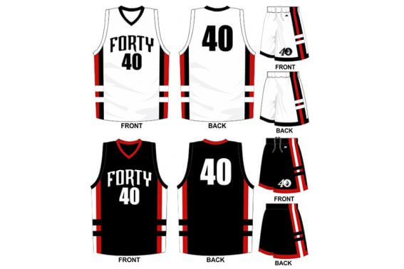white uniform with black alternate