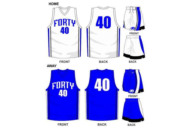 white uniform and blue alternate