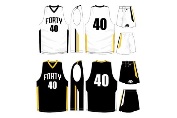 white uniform with black alternate