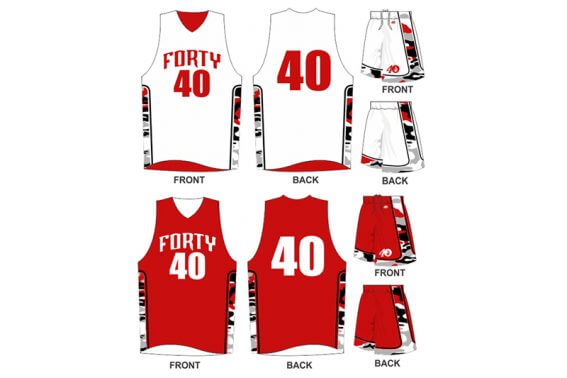 white uniform with camo and red alternate with camo