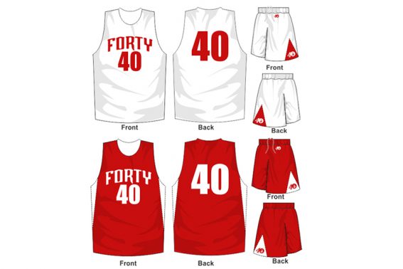 white uniform with red alternate