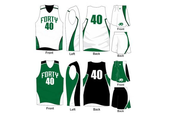 white uniform with green and black alternate