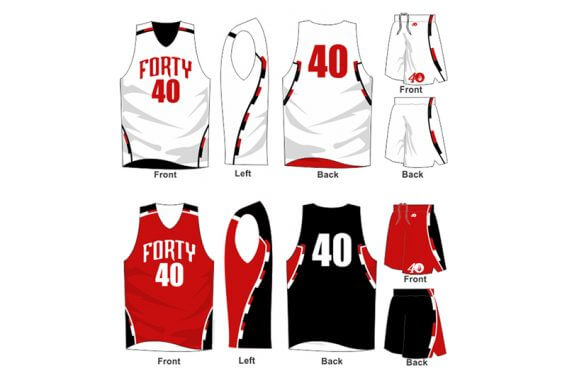white uniform with red and black alternate