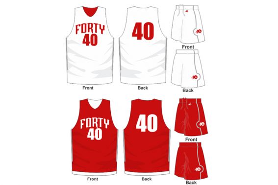 white uniform with red alternate