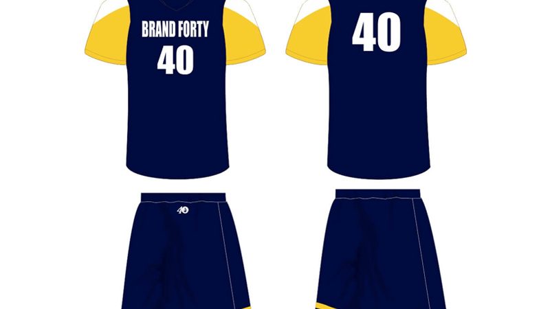 navy and yellow uniform